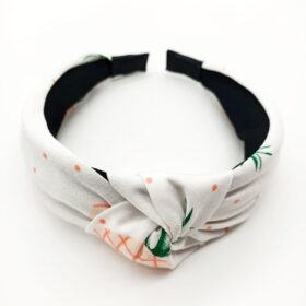 Ananas Desenli Ekru Zara Taç