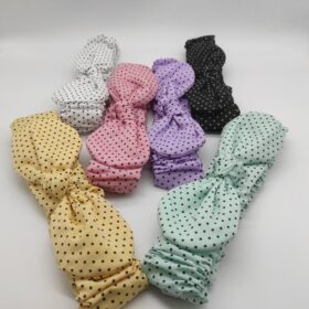 Tarz Toka Puantiyeli Lastik Kulaklı Sac Bandı TKBND0002